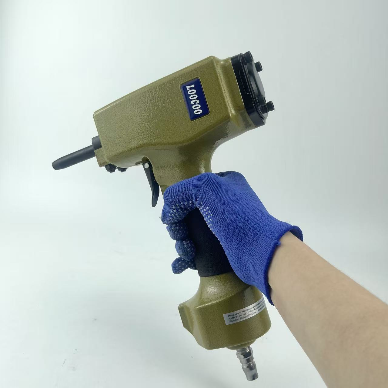 Rivet Gun Air - Recykling gwoździ, obróbka drewna z palet,